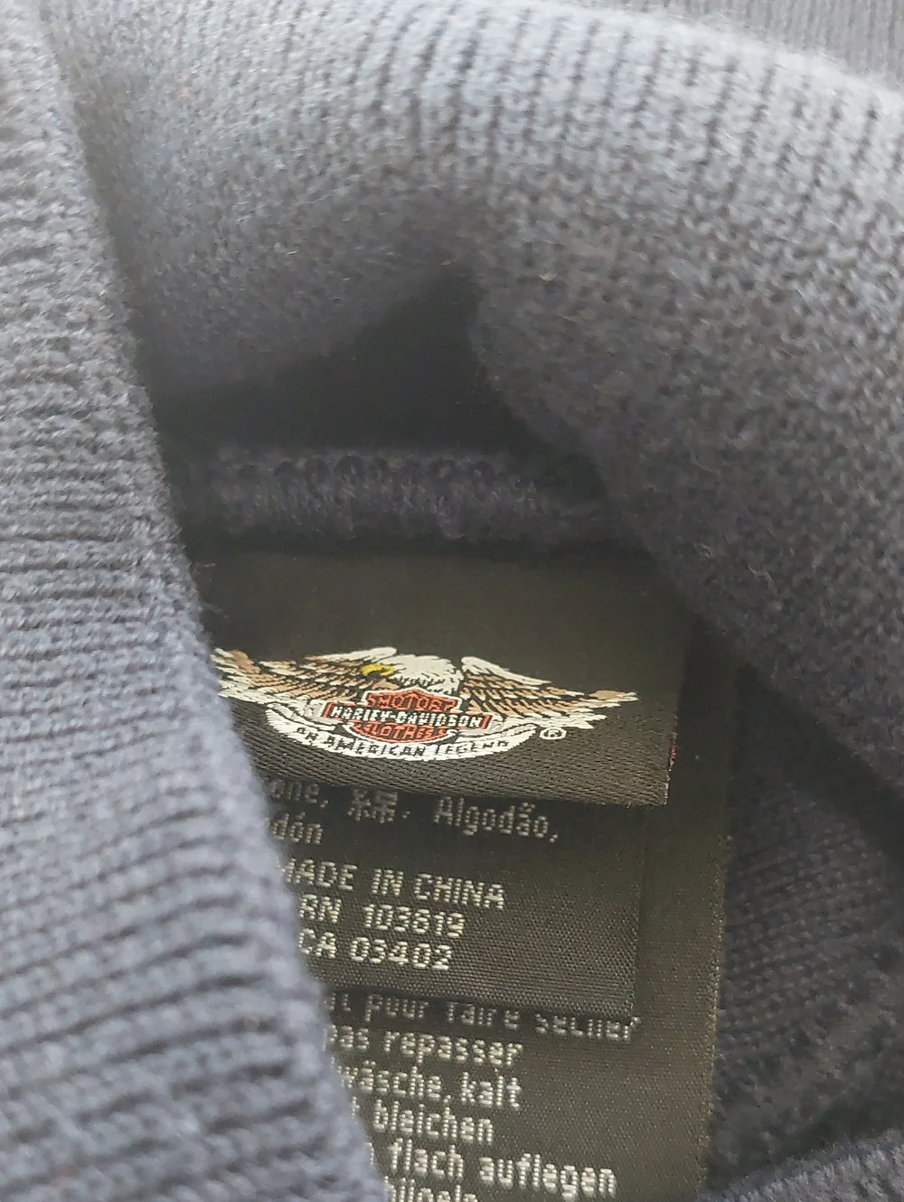 Harley-Davidson Navy Beanie with Logo